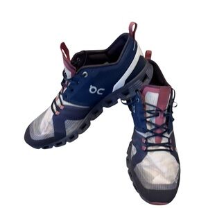 On Running Men's Shoes - Navy and Burgundy